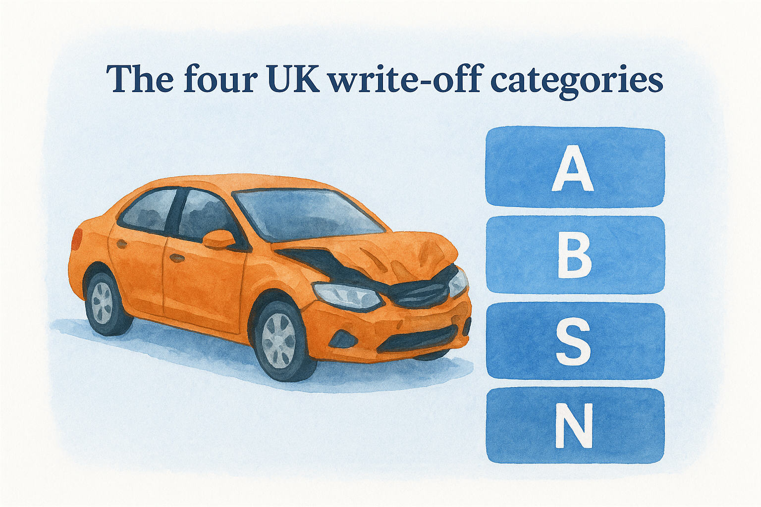 The four UK write-off categories