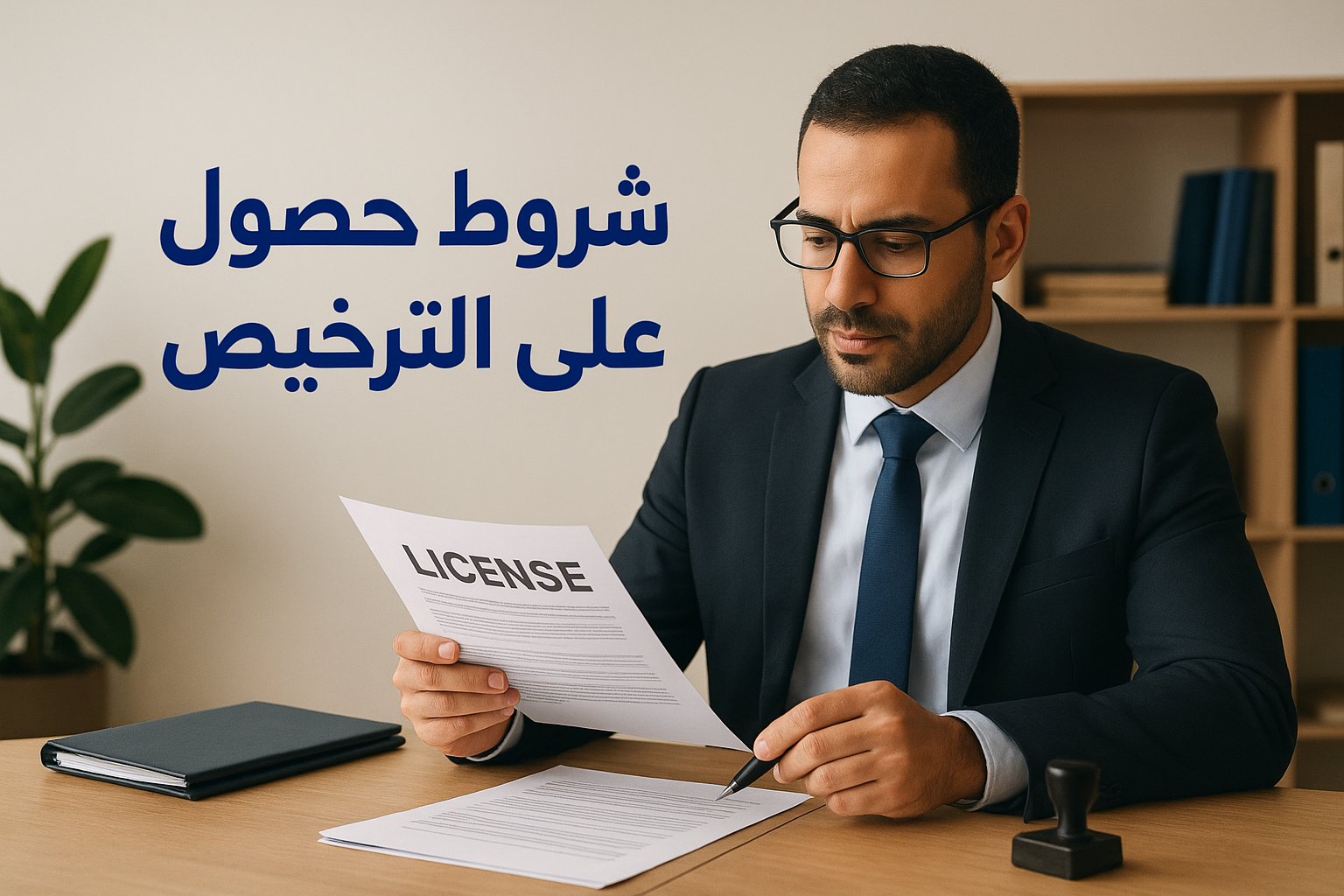 شروط الحصول على الترخيص