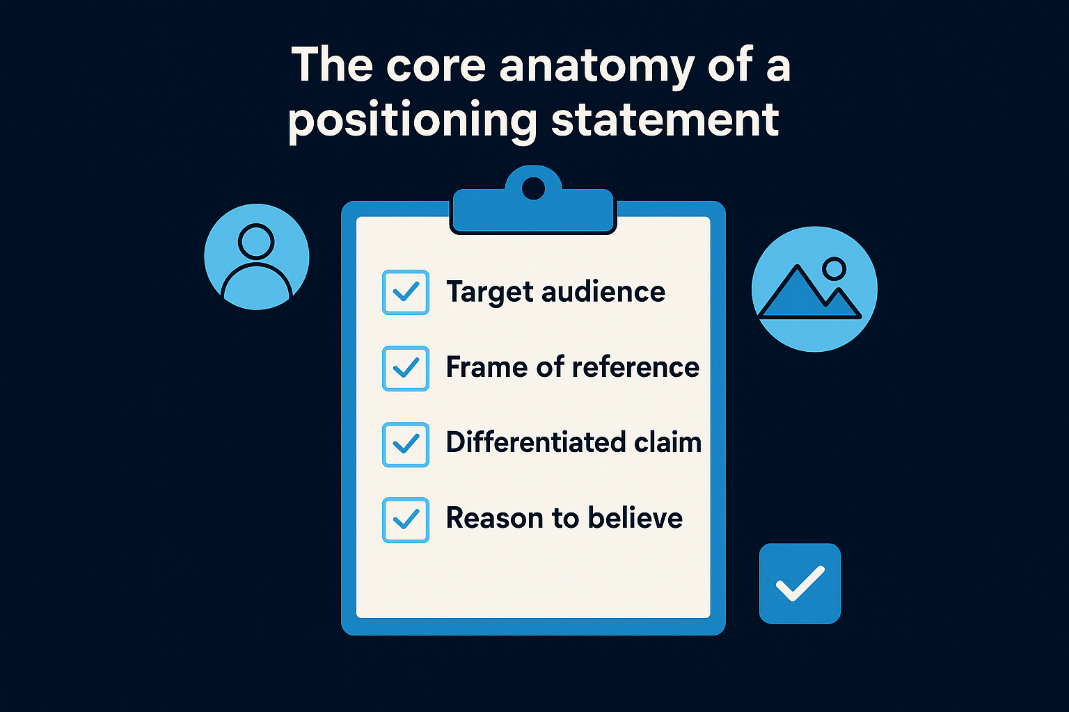 The core anatomy of a positioning statement