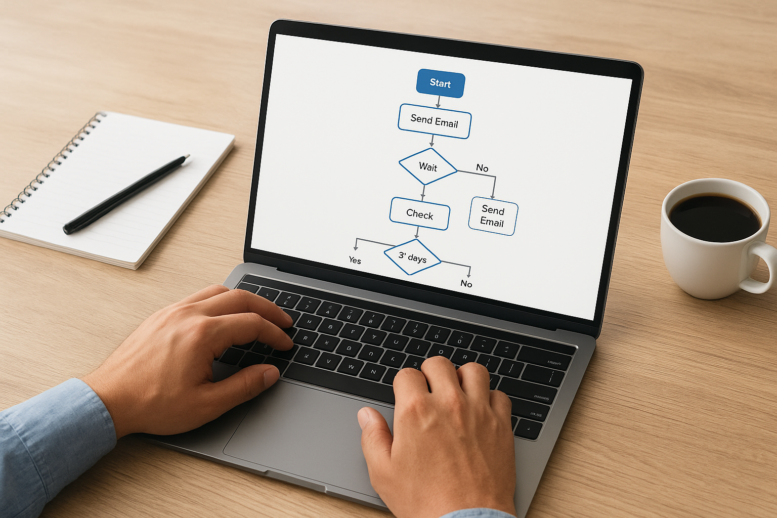 Configure the program entry and steps