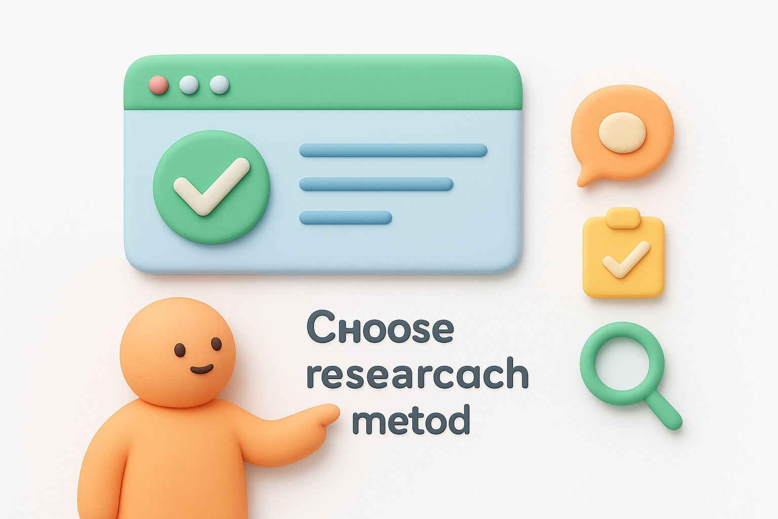 Step 2: Choose the right research method