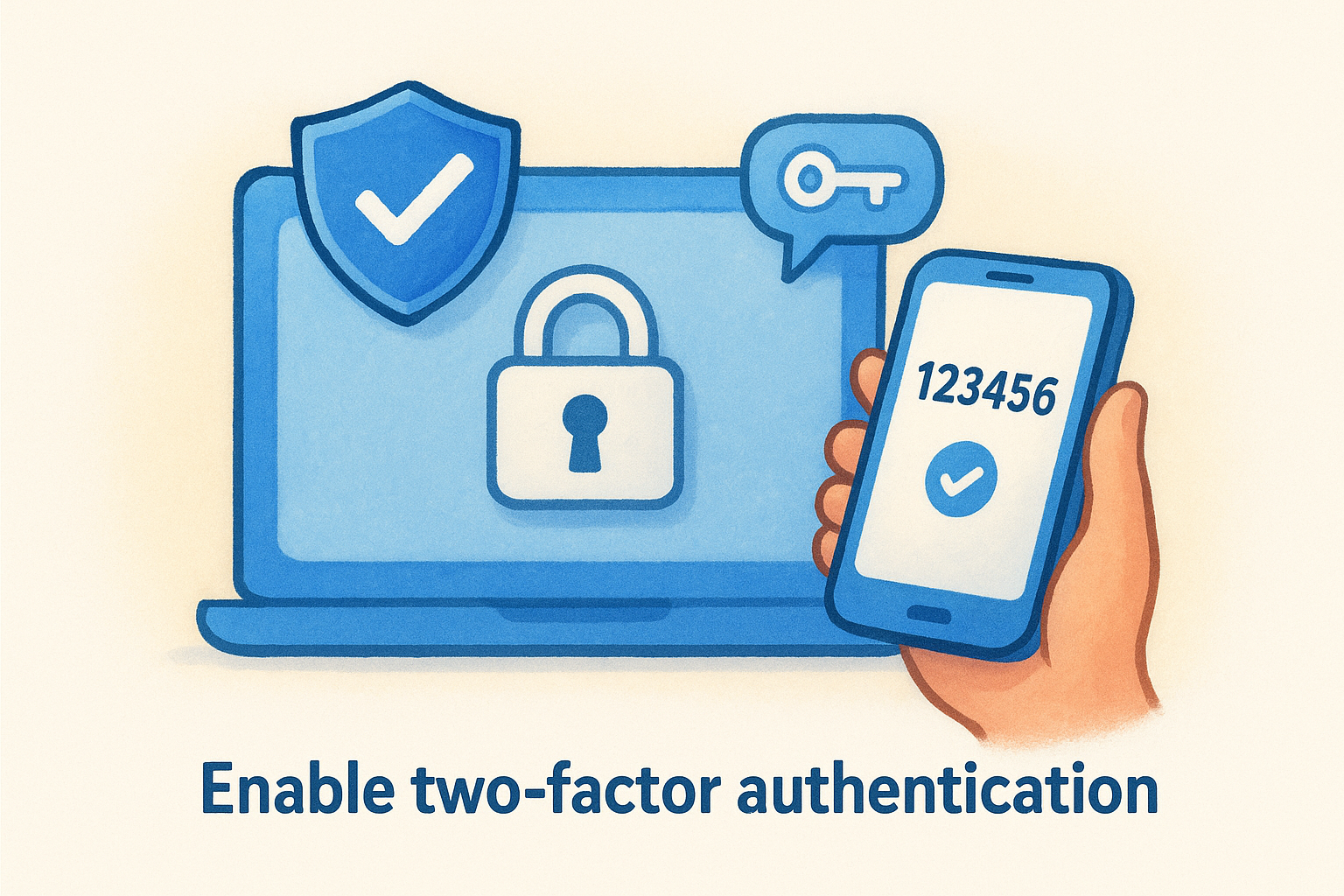 Enable two-factor authentication