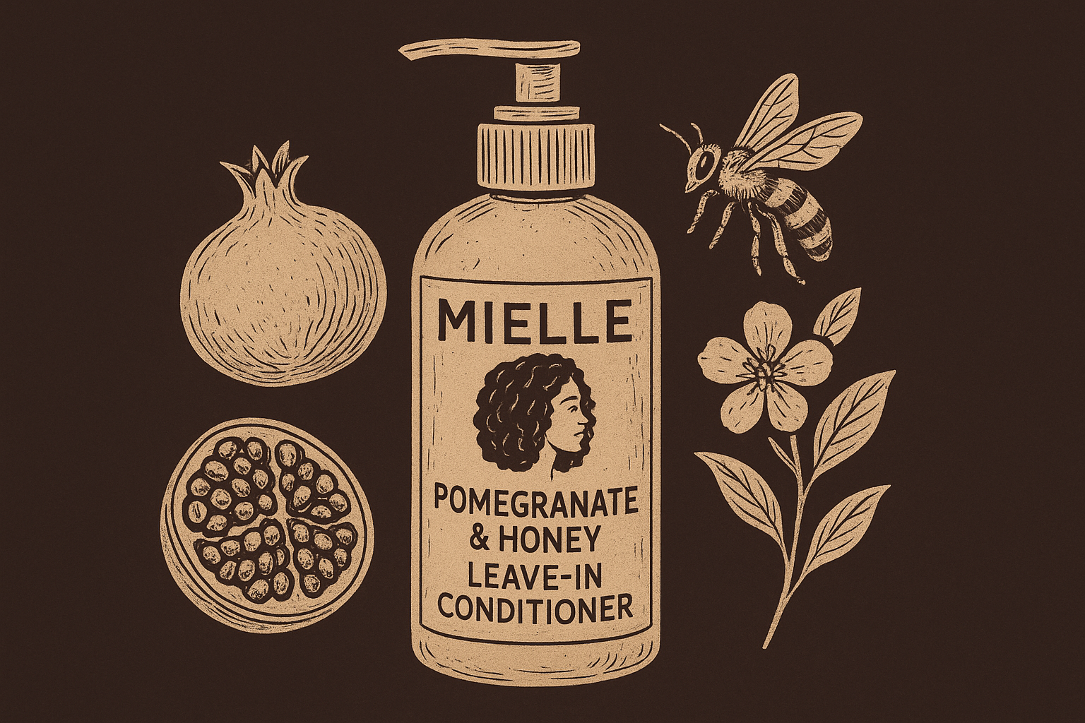 3. Mielle Organics Pomegranate & Honey Leave-In Conditioner