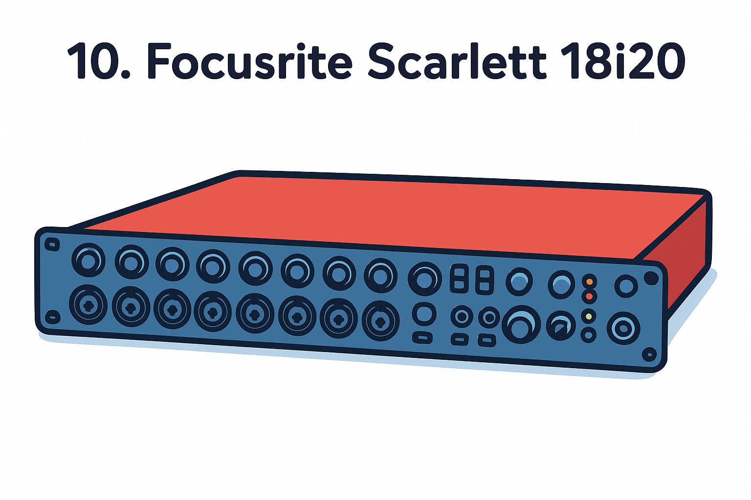 10. Focusrite Scarlett 18i20