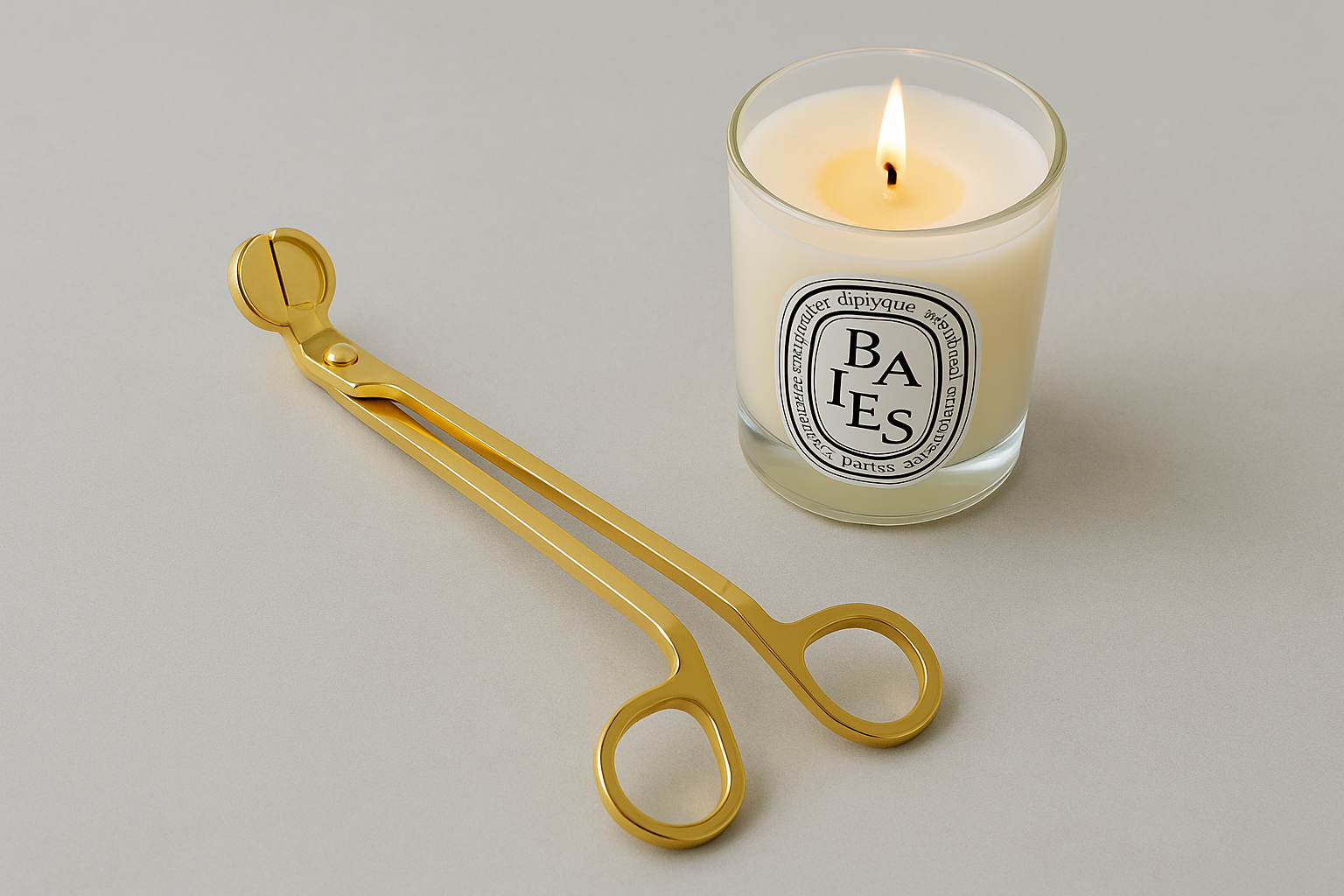 1. Diptyque gold wick trimmer