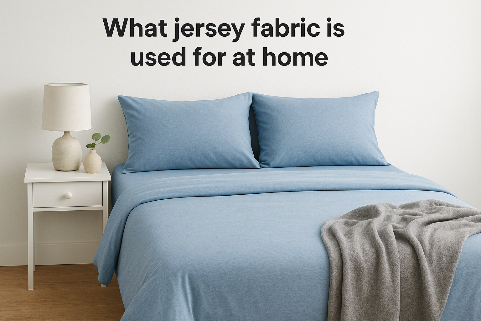 What jersey fabric is used for at home
