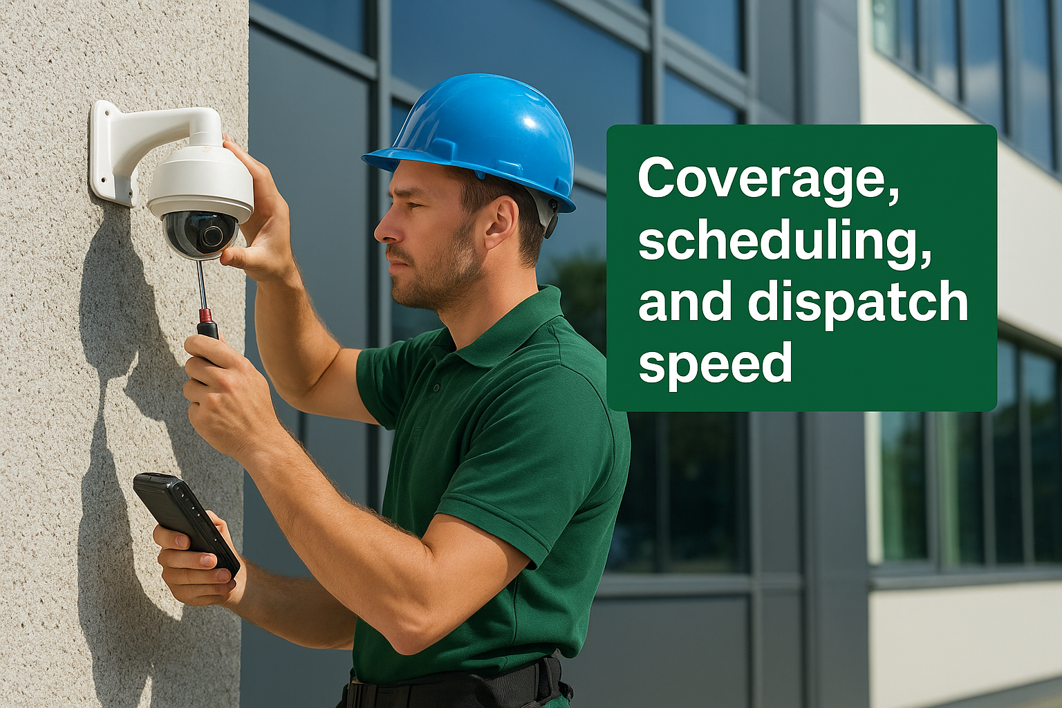 Coverage, scheduling, and dispatch speed