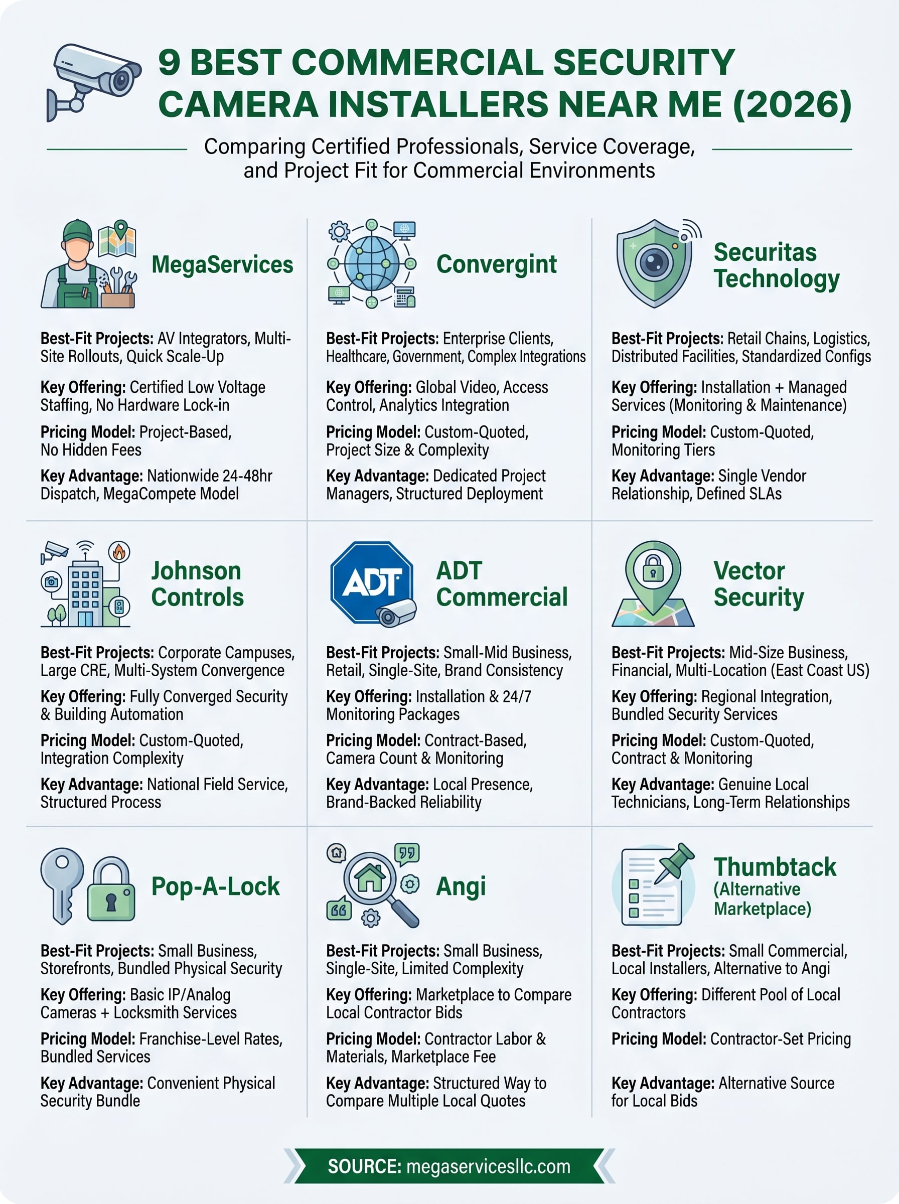 commercial security camera installers near me infographic