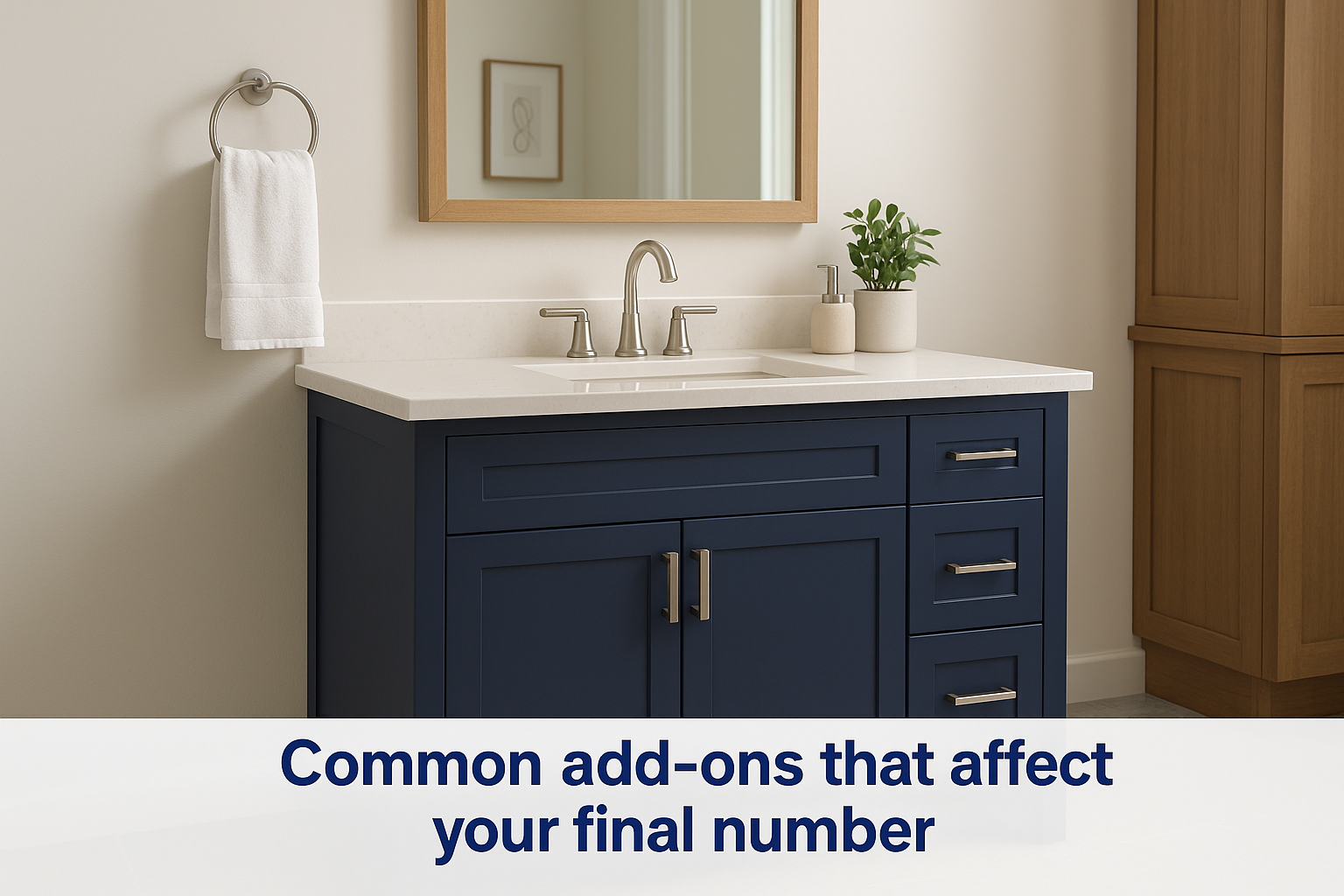 Common add-ons that affect your final number