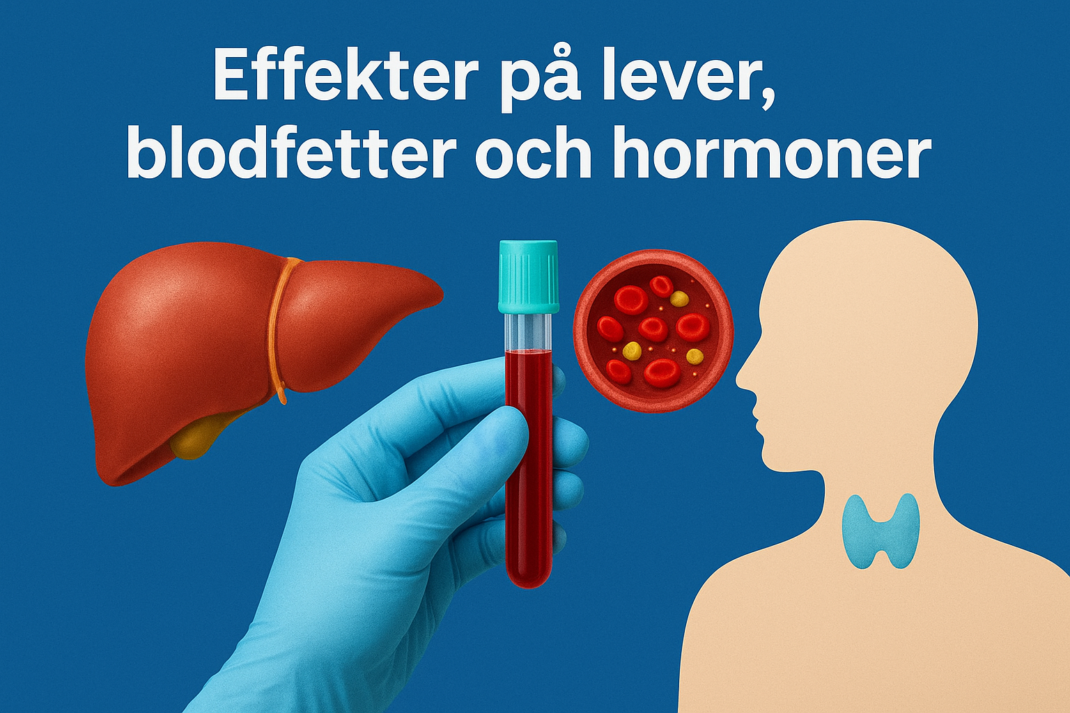 Effekter på lever, blodfetter och hormoner