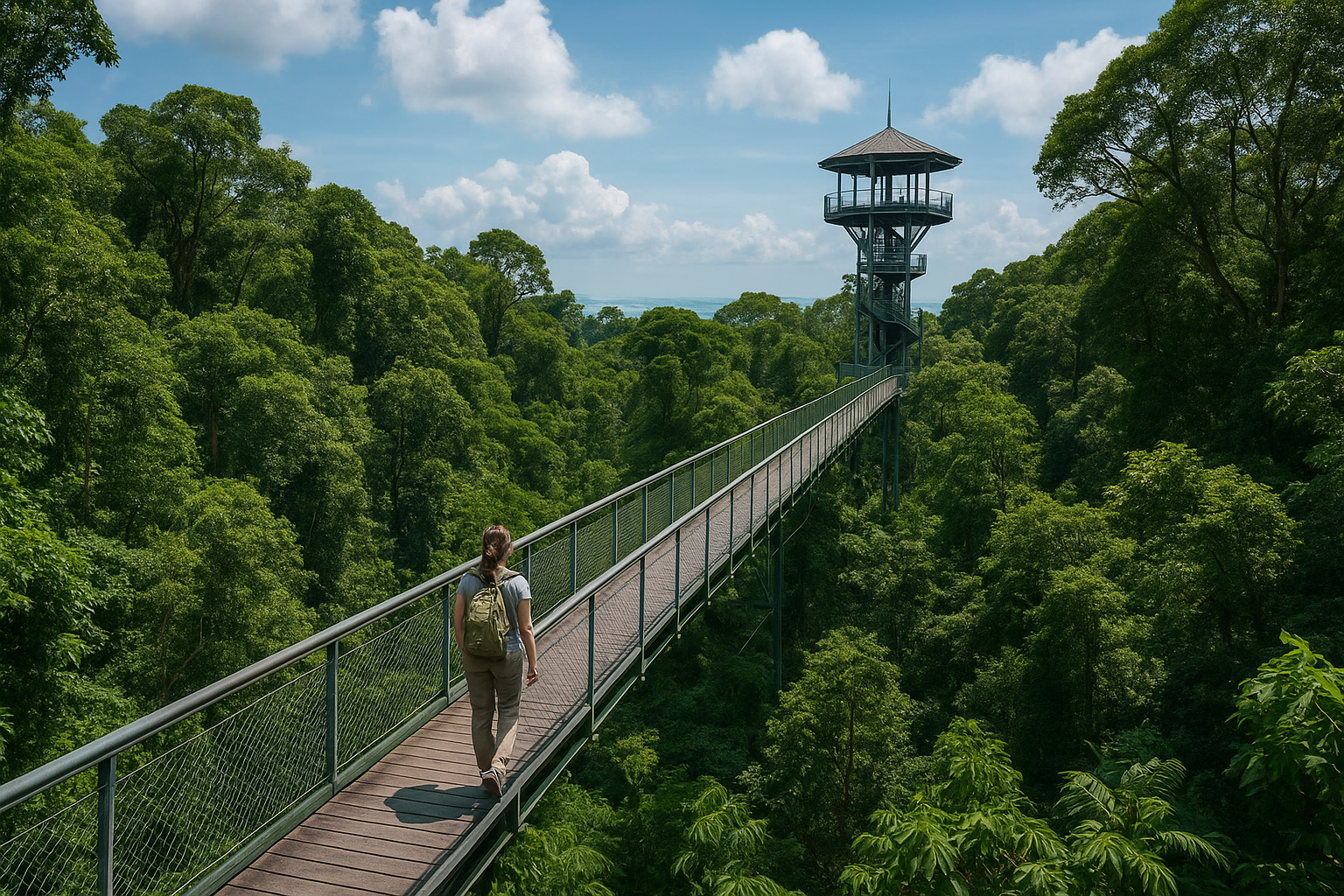 The canopy walks and treetop viewpoints