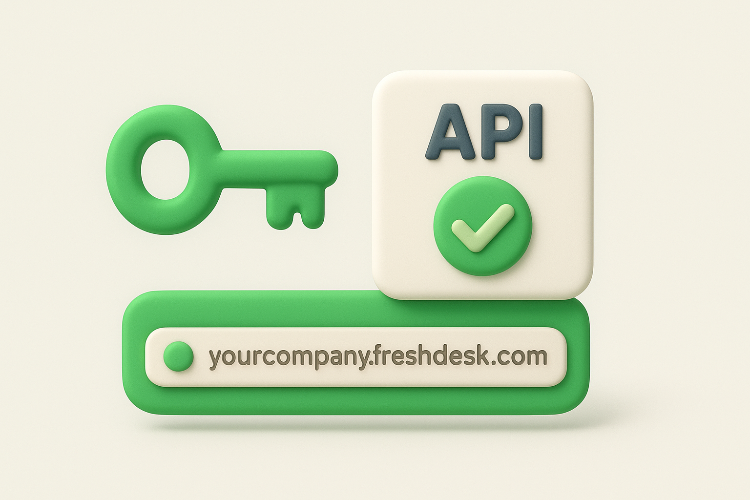 Your API key and Freshdesk subdomain