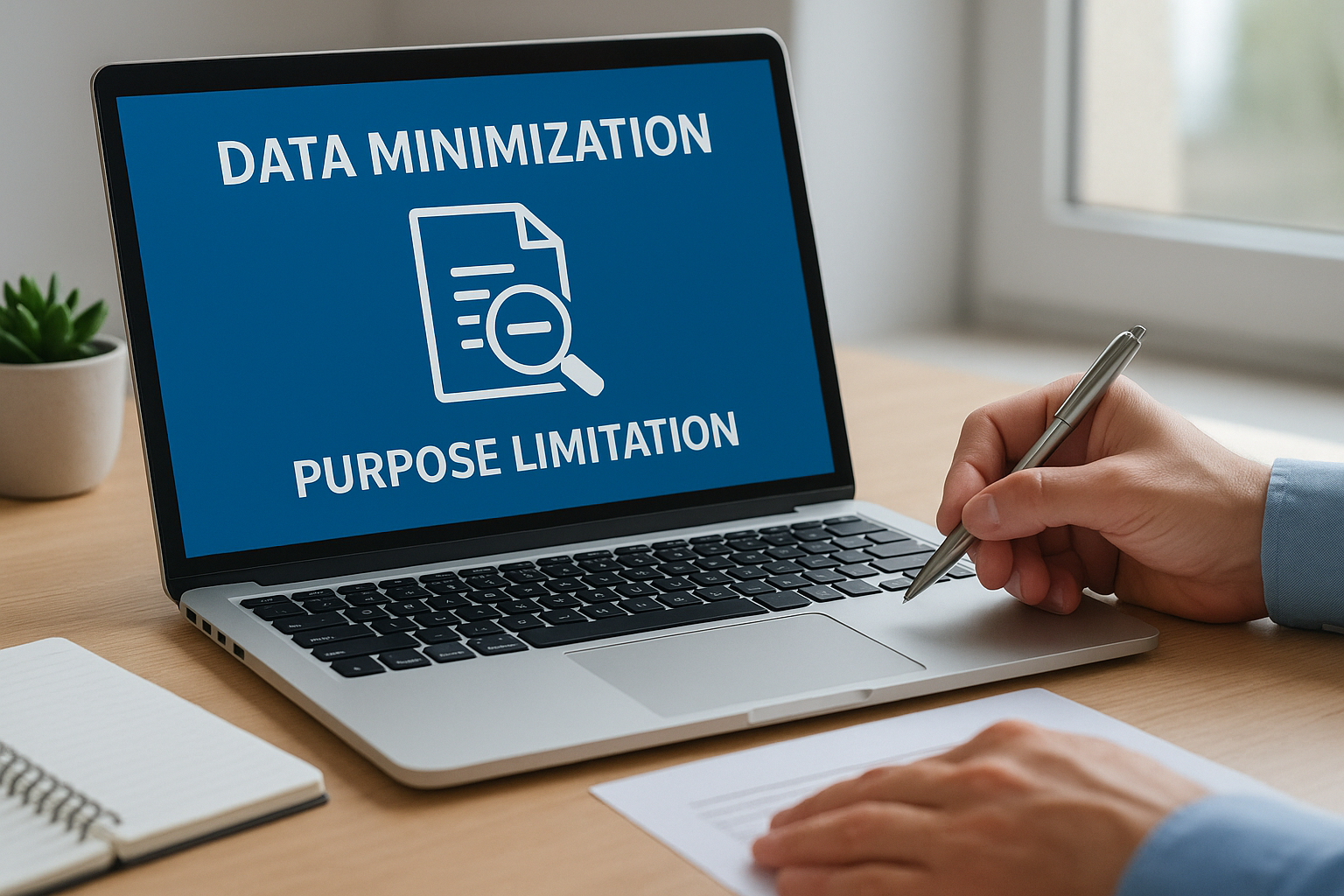 Data minimization and purpose limitation