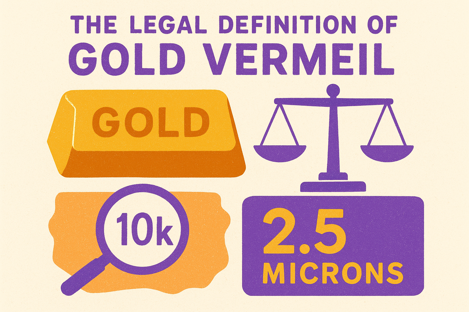 The legal definition of gold vermeil