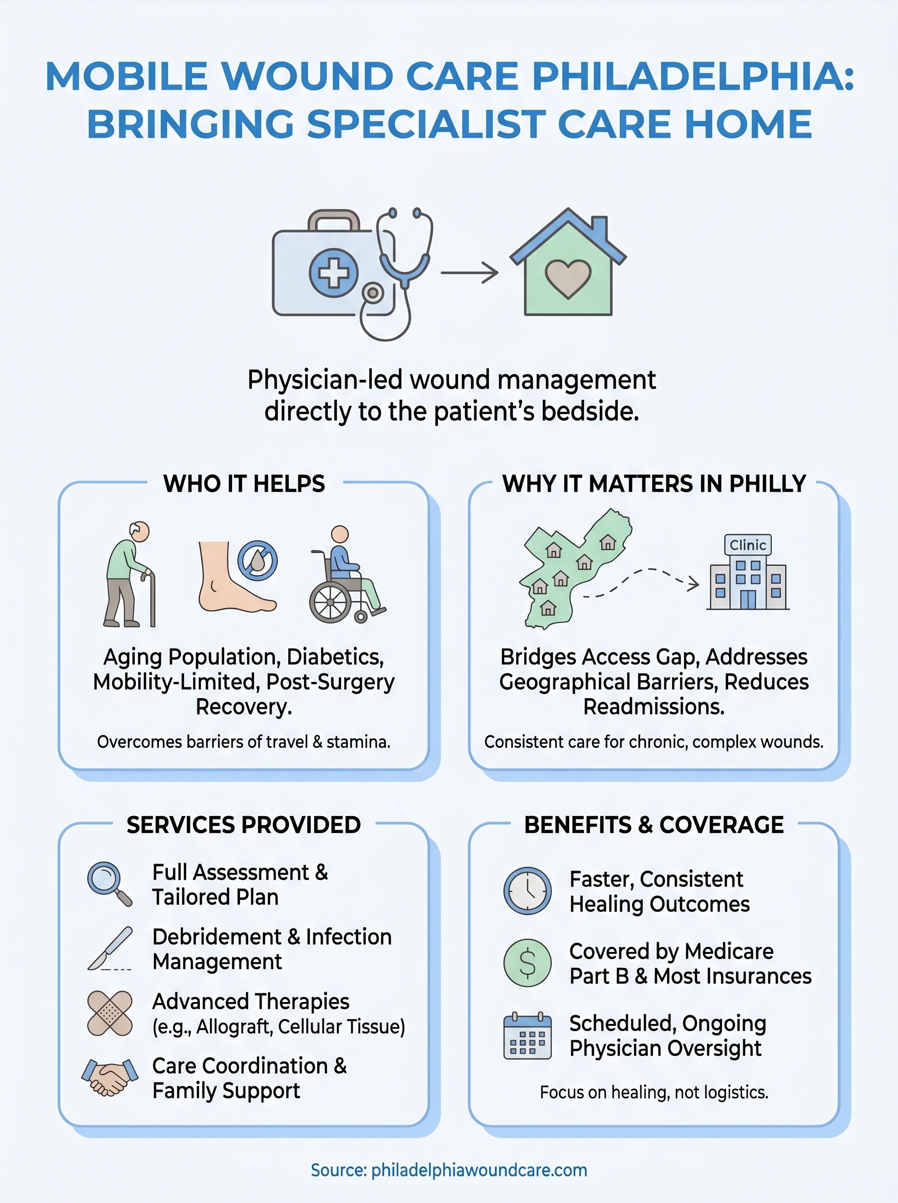 mobile wound care philadelphia infographic