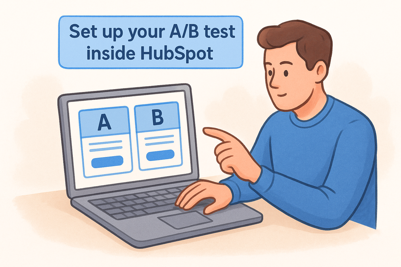 Set up your A/B test inside HubSpot