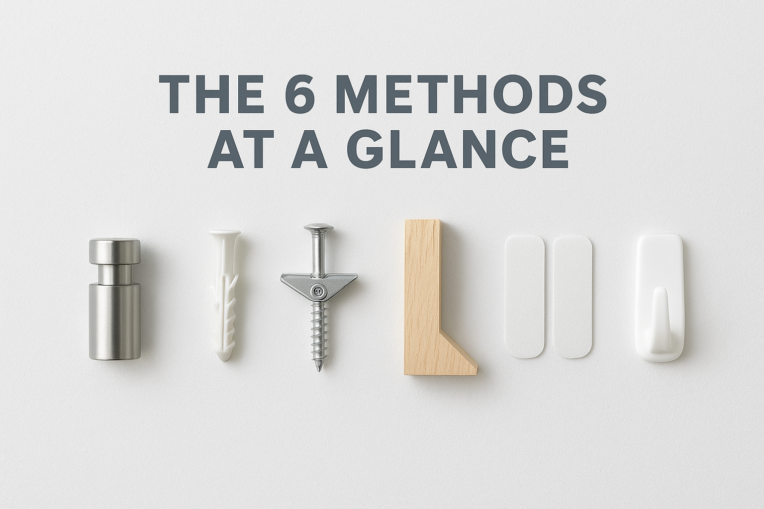 The 6 methods at a glance