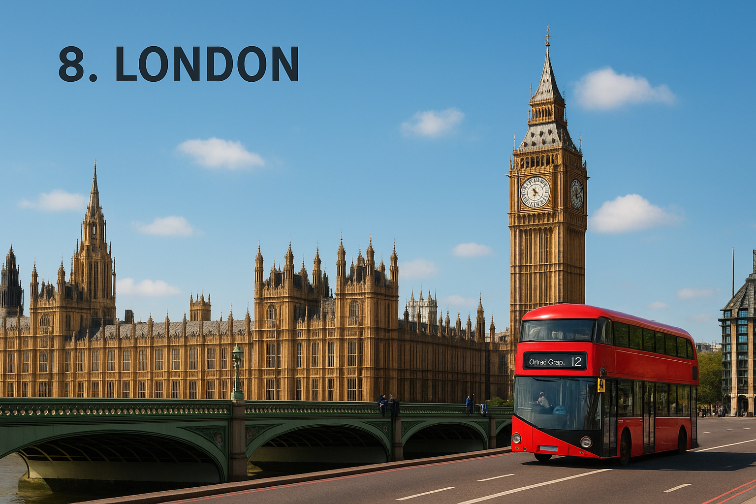 8. London