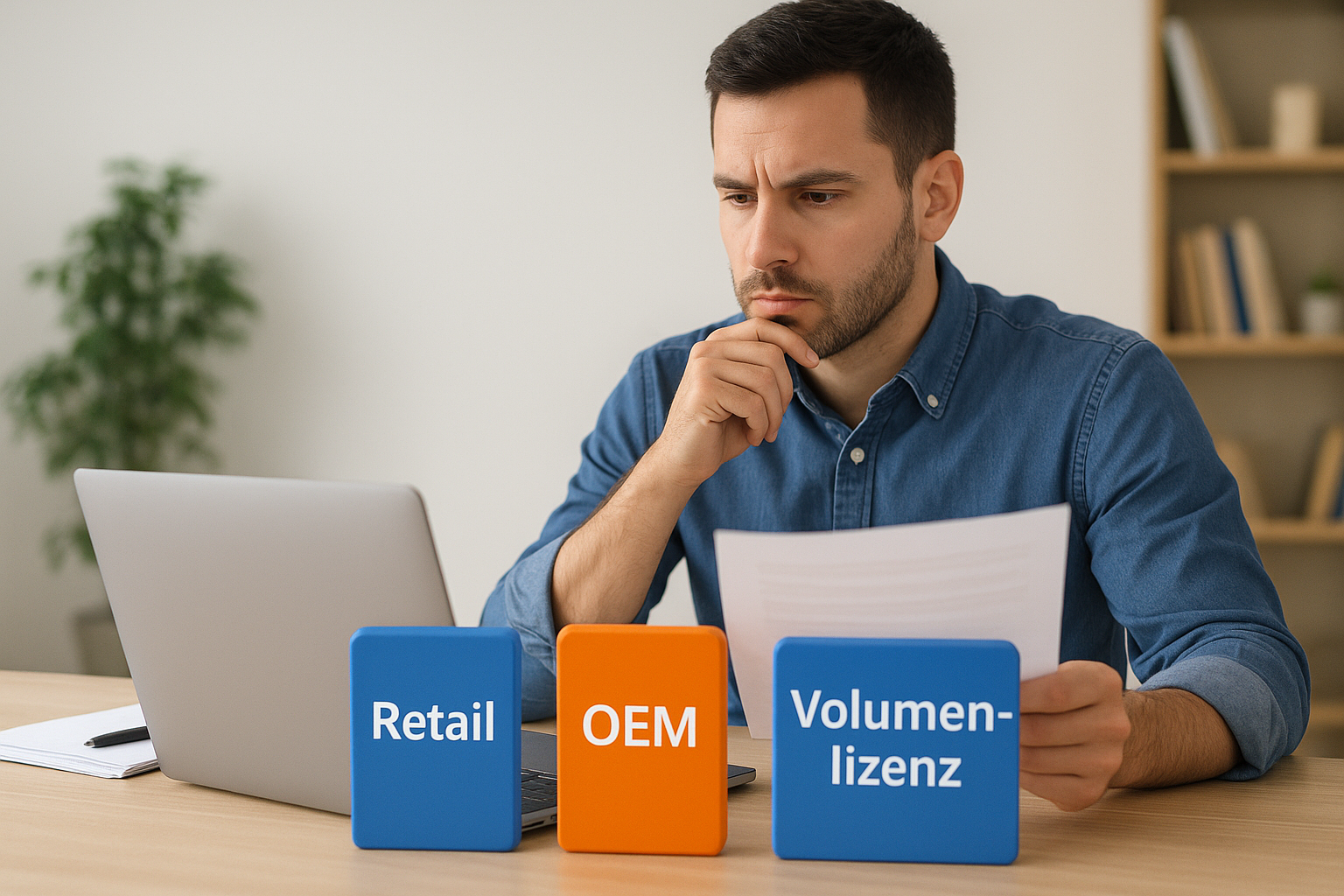 4. Lizenztyp verstehen: Retail, OEM, Volumenlizenz