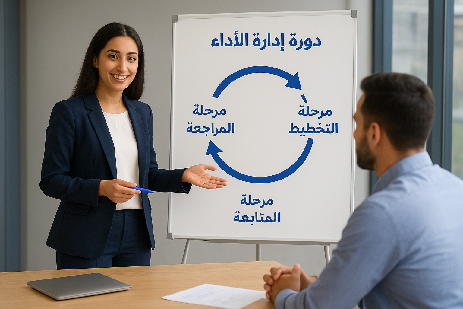 دورة إدارة الأداء: من التخطيط للمراجعة