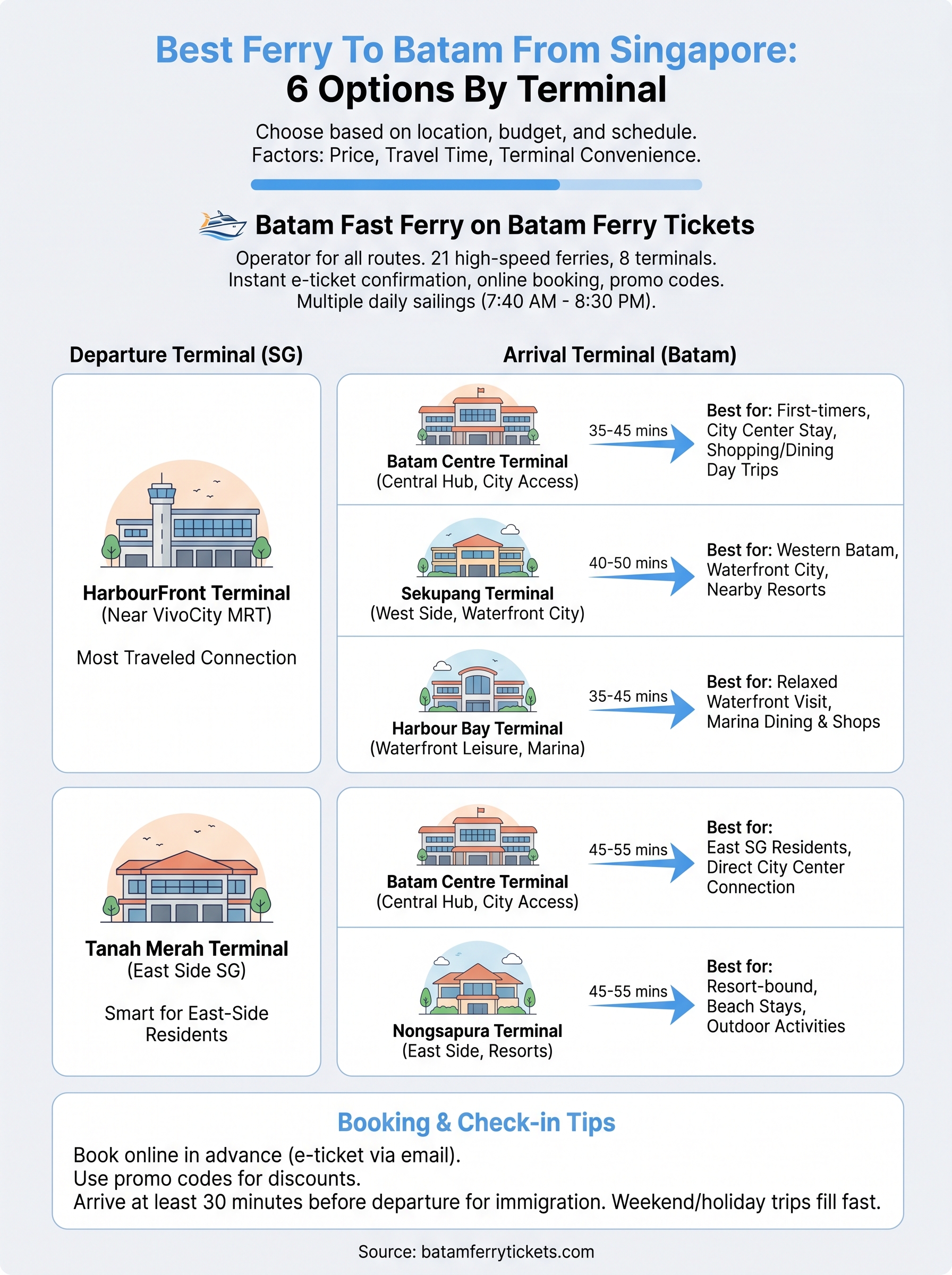 best ferry to batam from singapore infographic