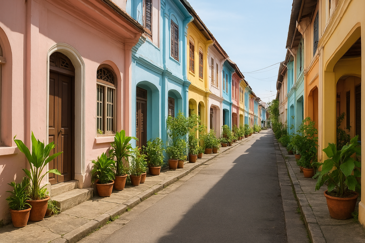 3. Jalan Kek Chuan Colorful Shophouse Lane