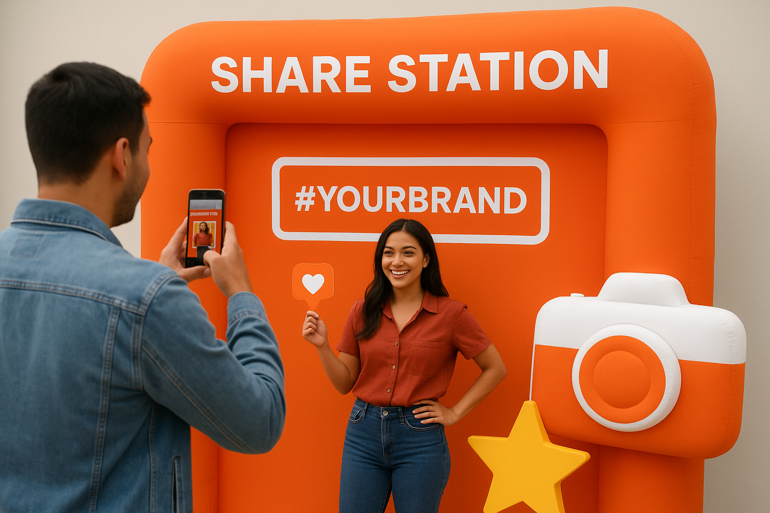 7. Photo-first "share station" built for social posts