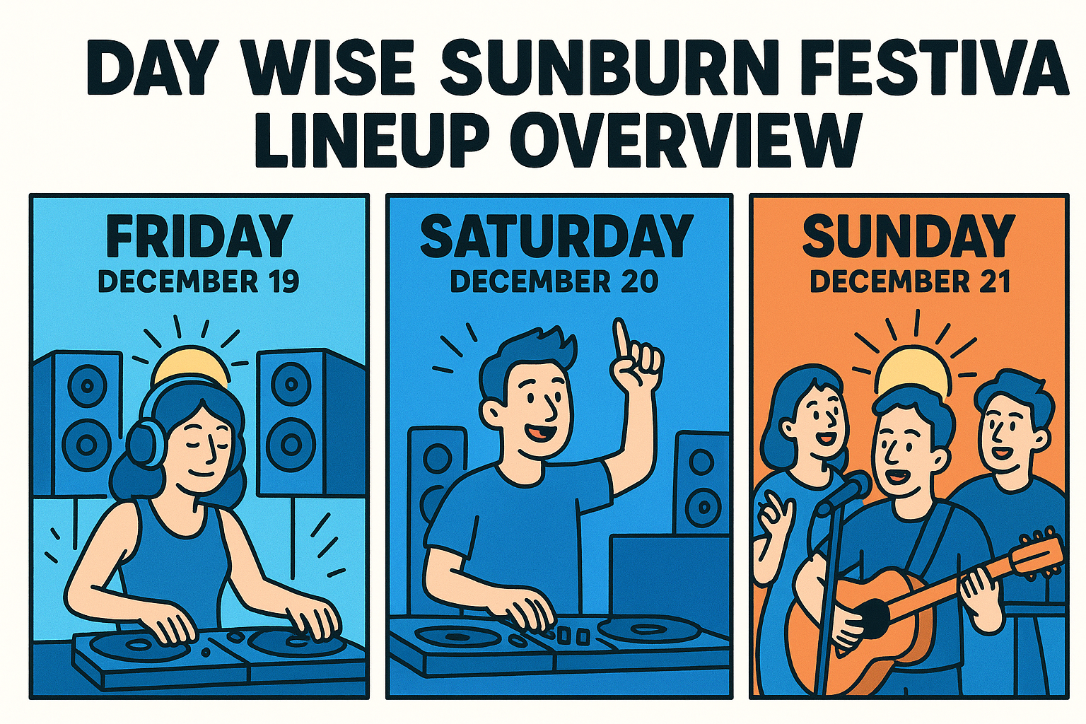 Day 2 lineup highlights and stages