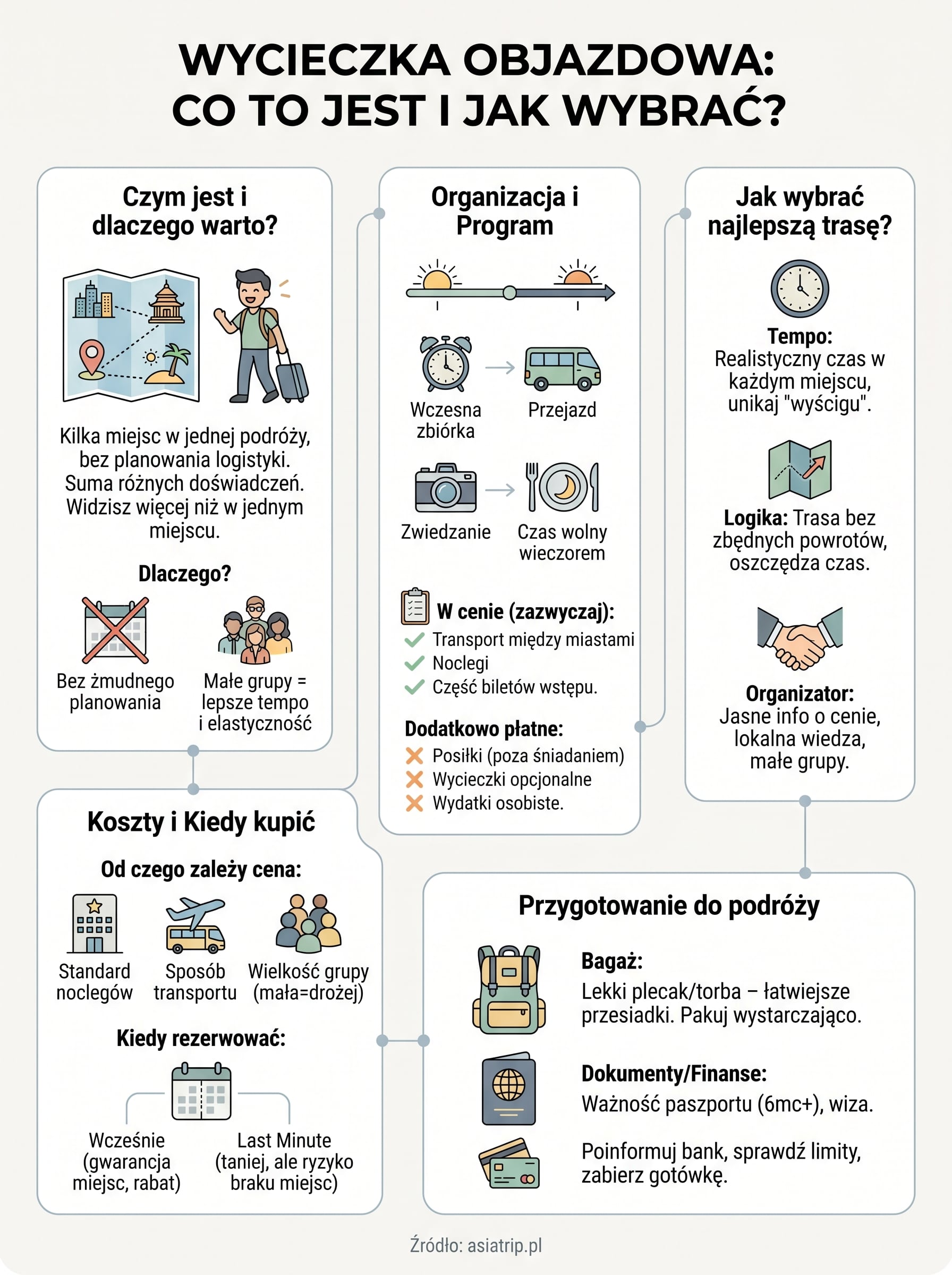 wycieczka objazdowa infographic
