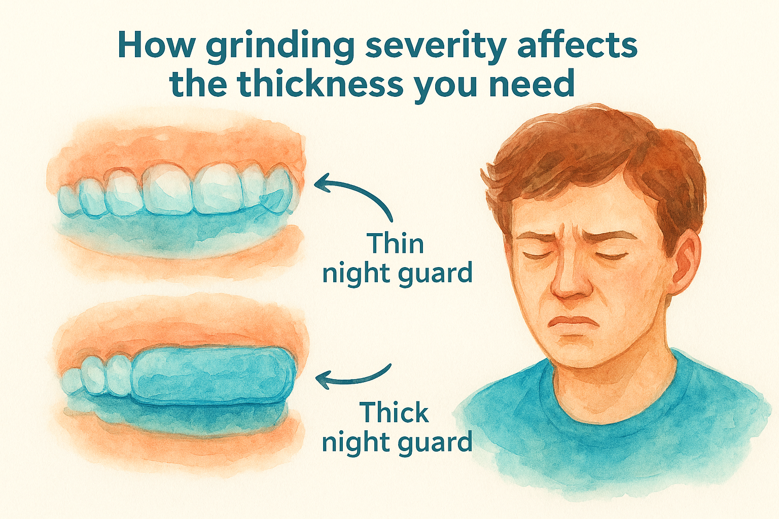 How grinding severity affects the thickness you need