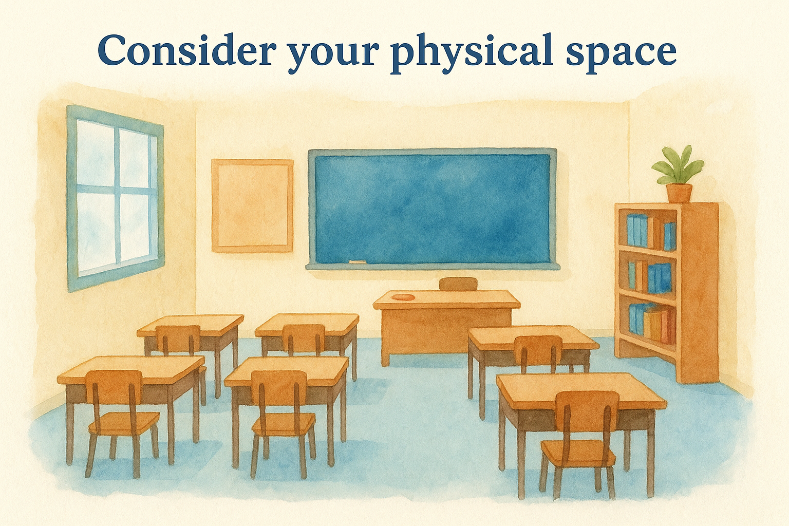 Consider your physical space