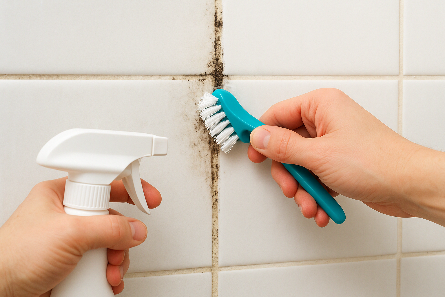Treat mold directly and completely