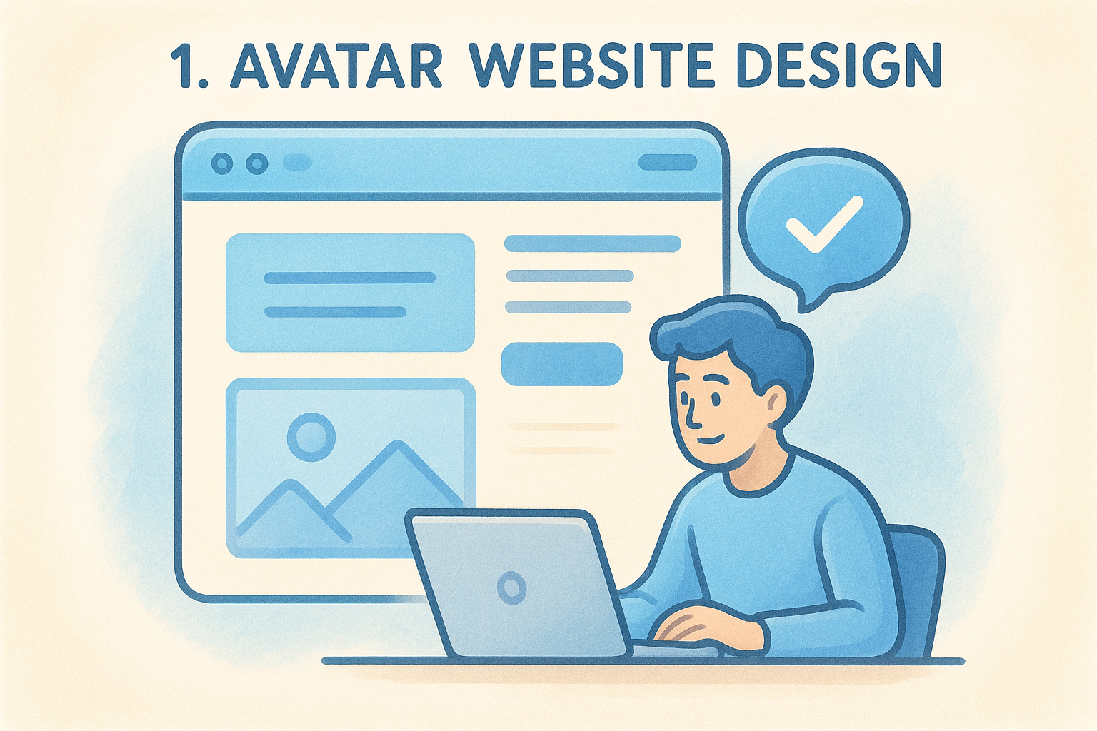1. AVATAR WEBSITE DESIGN
