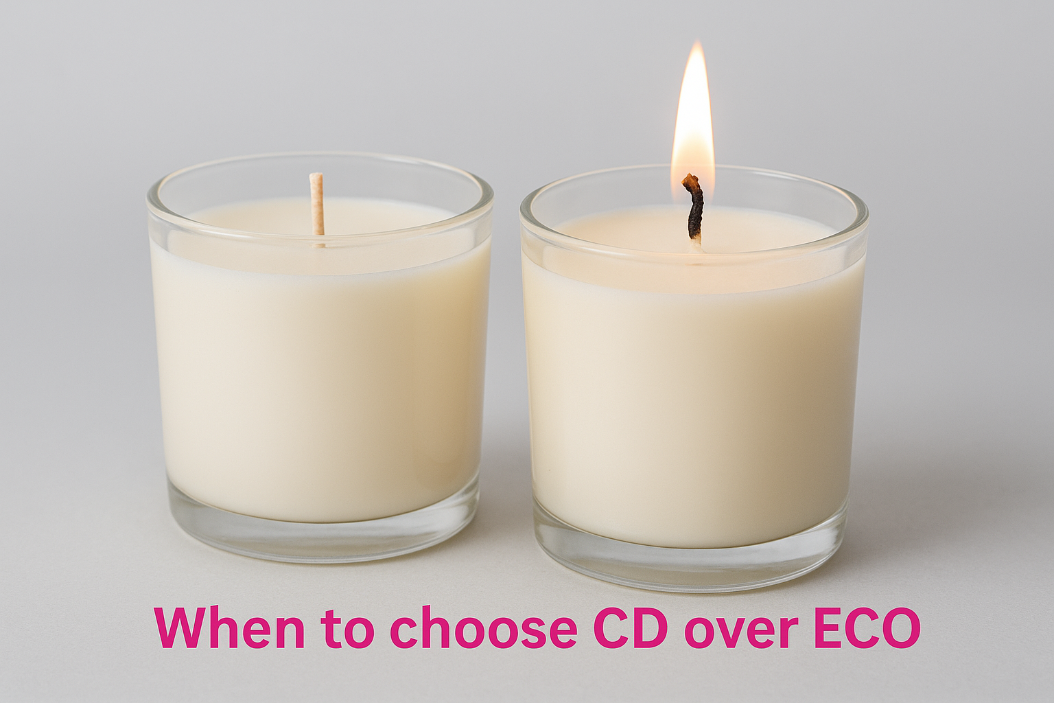 When to choose CD over ECO
