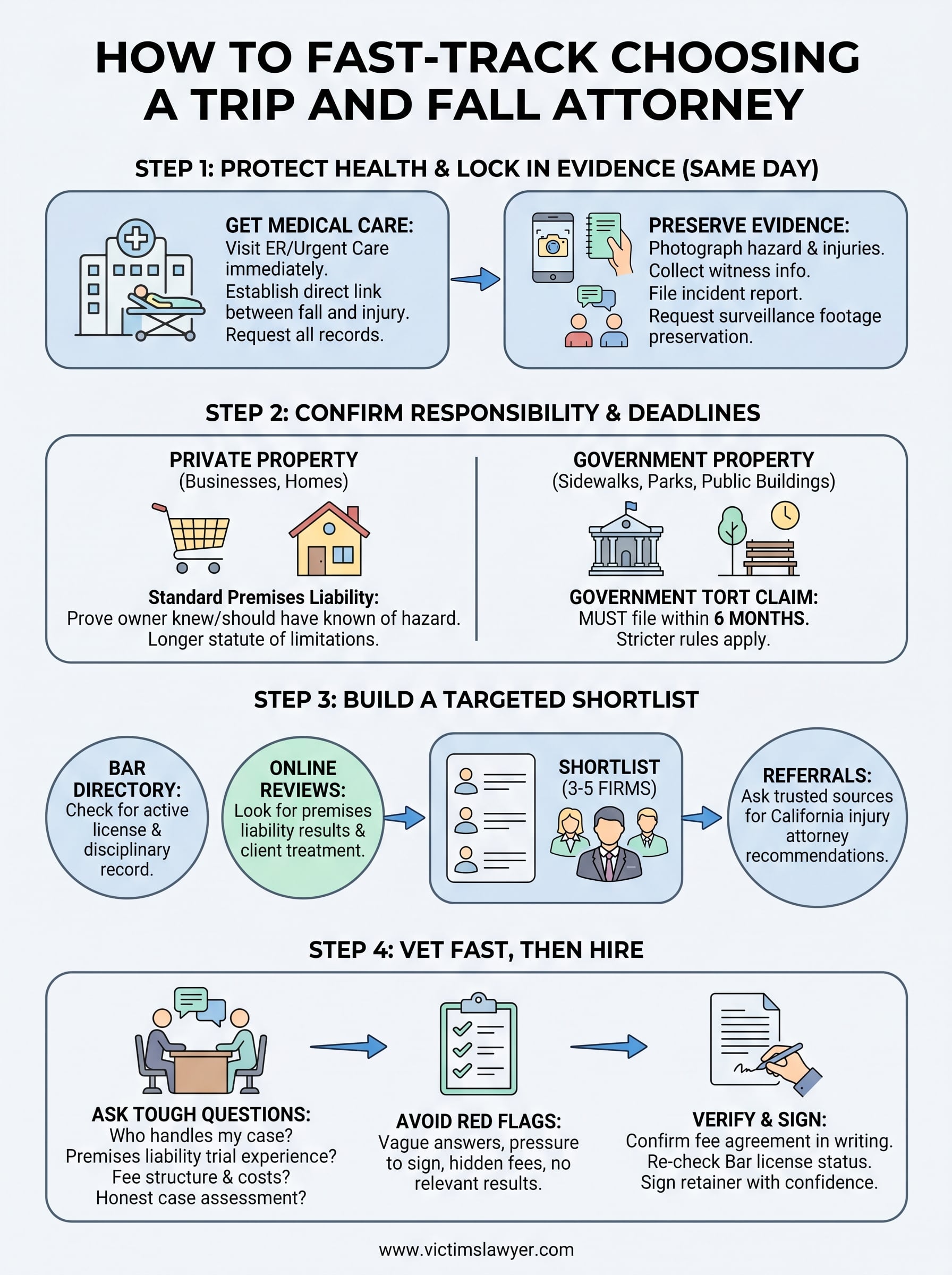 trip and fall attorney near me infographic