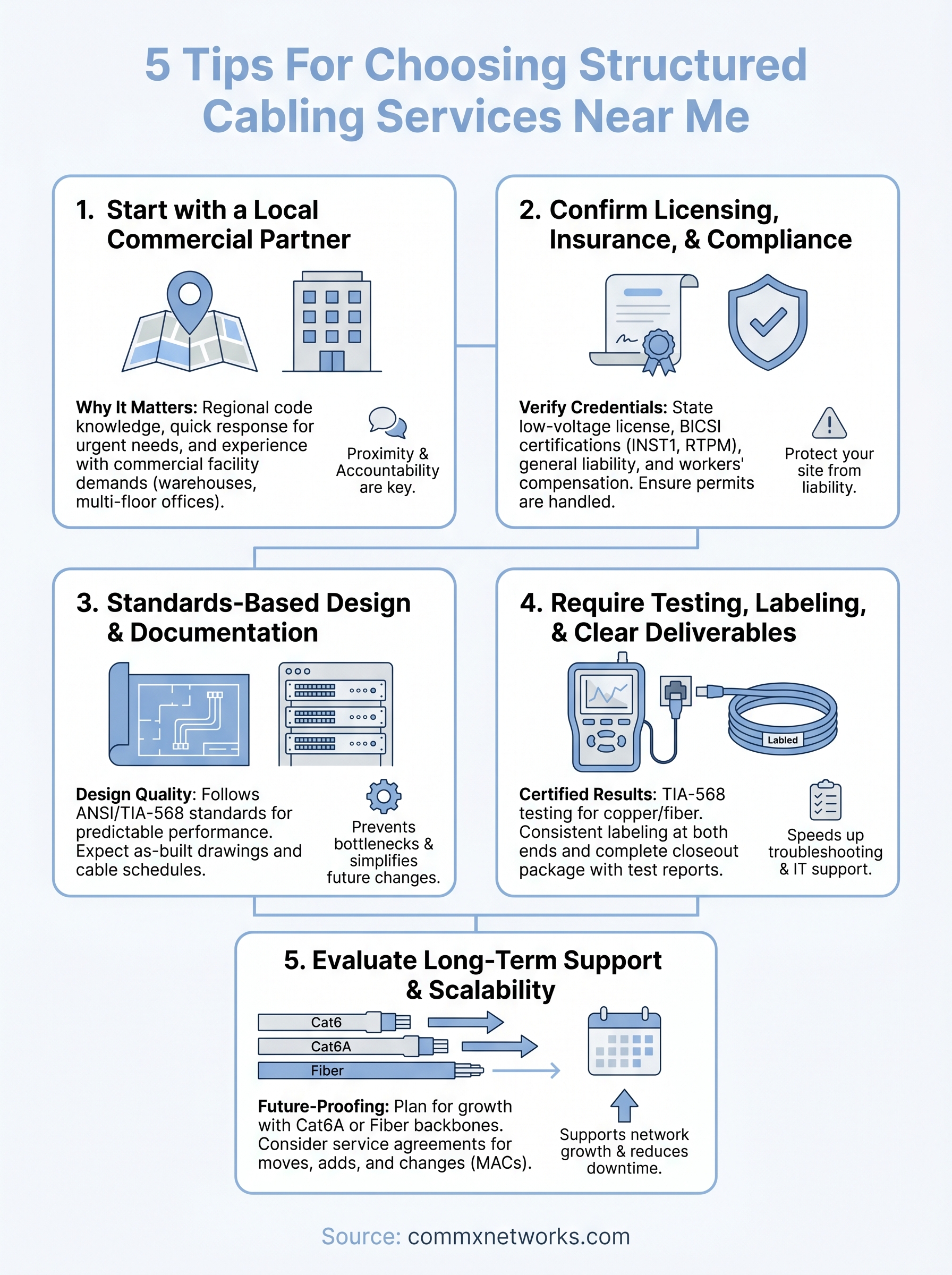 structured cabling services near me infographic