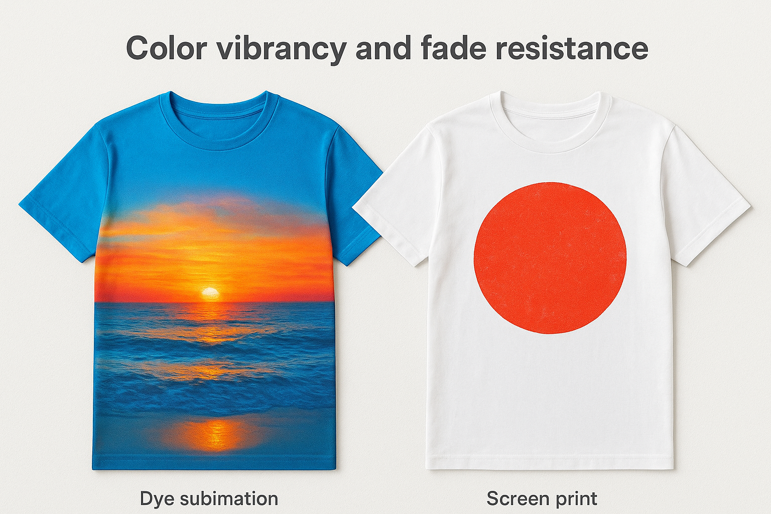 Color vibrancy and fade resistance