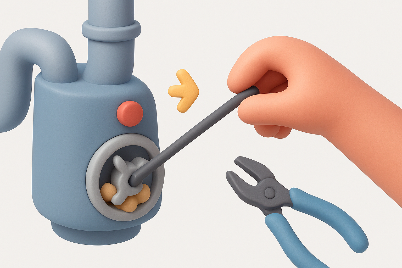 Free a jammed impeller