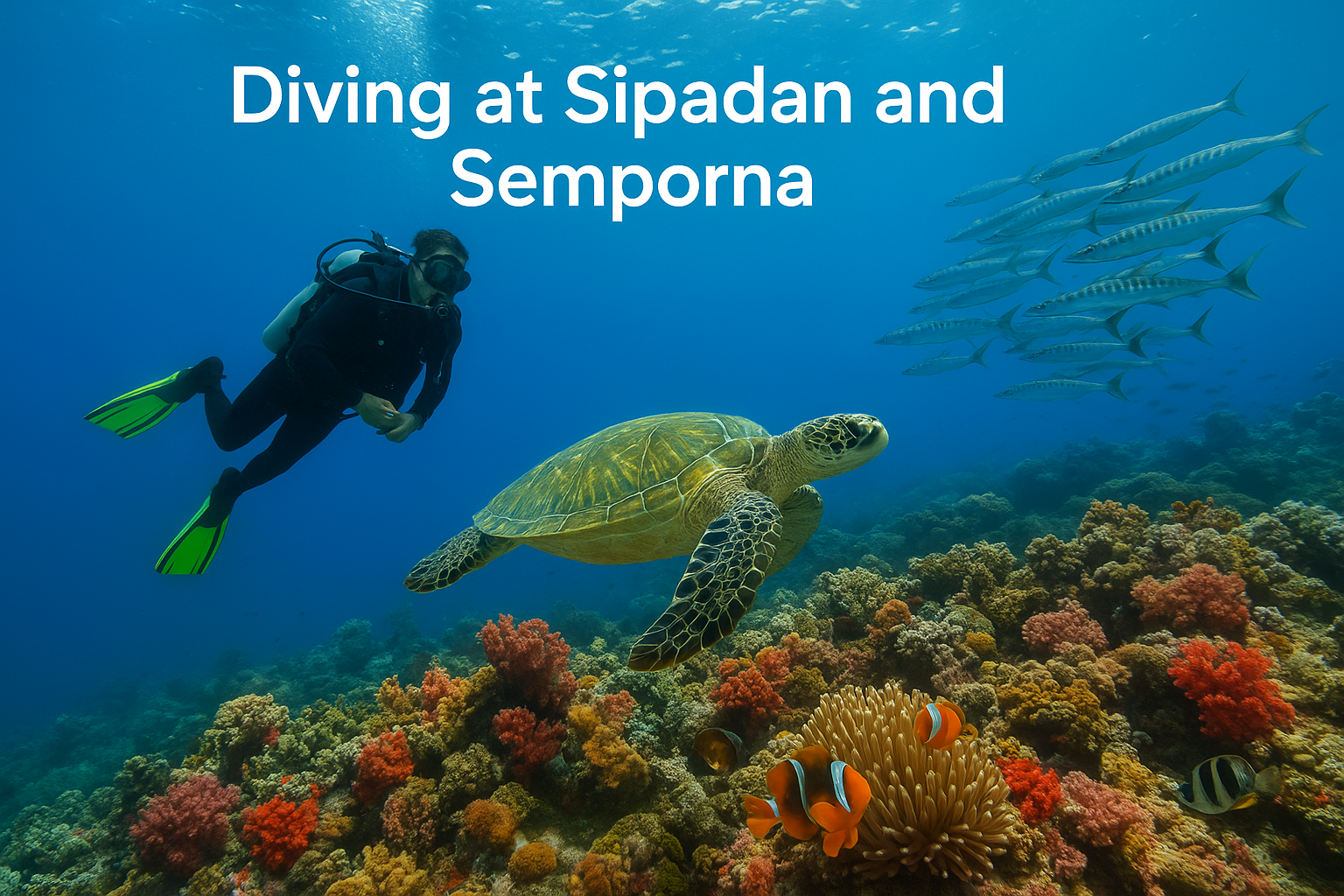 Diving at Sipadan and Semporna