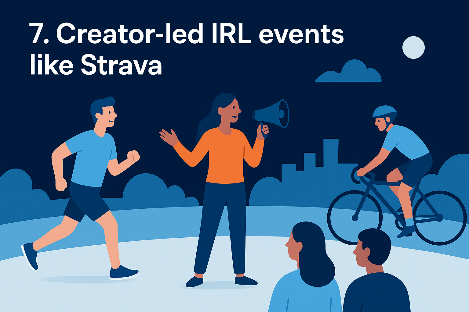 7. Creator-led IRL events like Strava