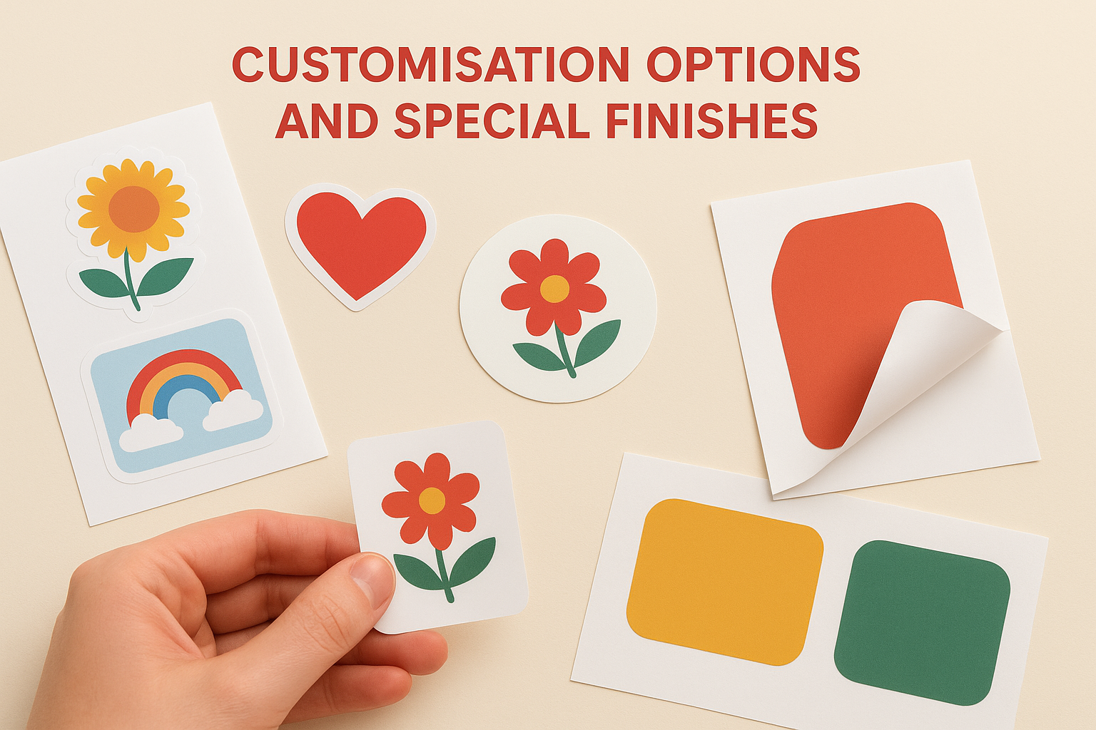 Customisation options and special finishes