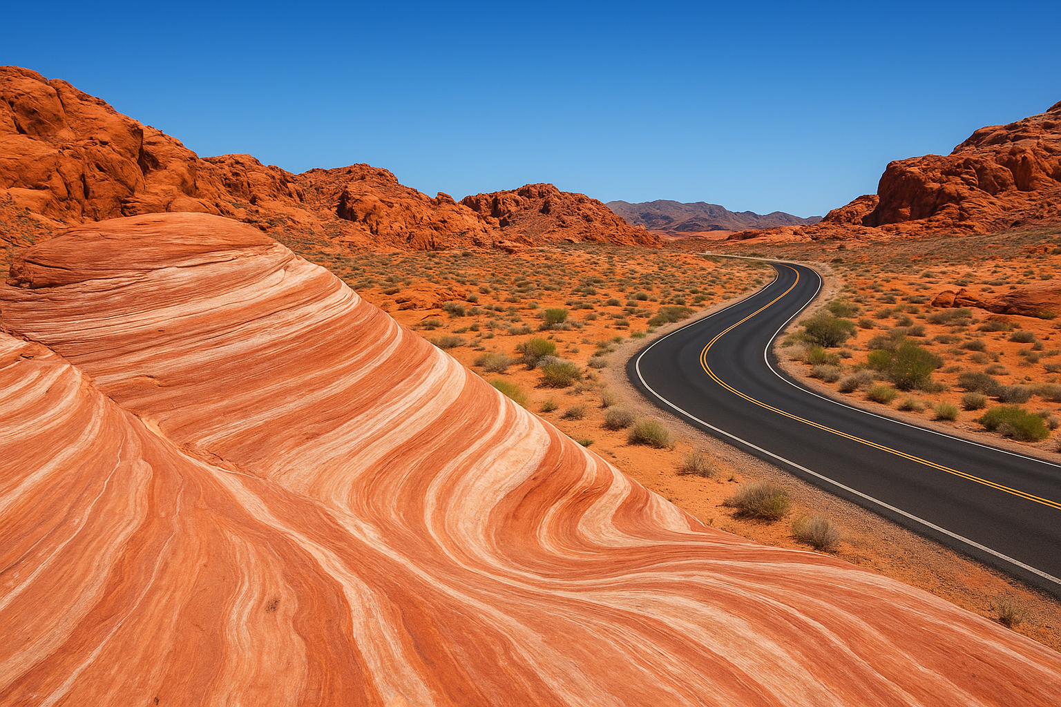 Afternoon (1:00–4:00 p.m.): Fire Wave and the drive out