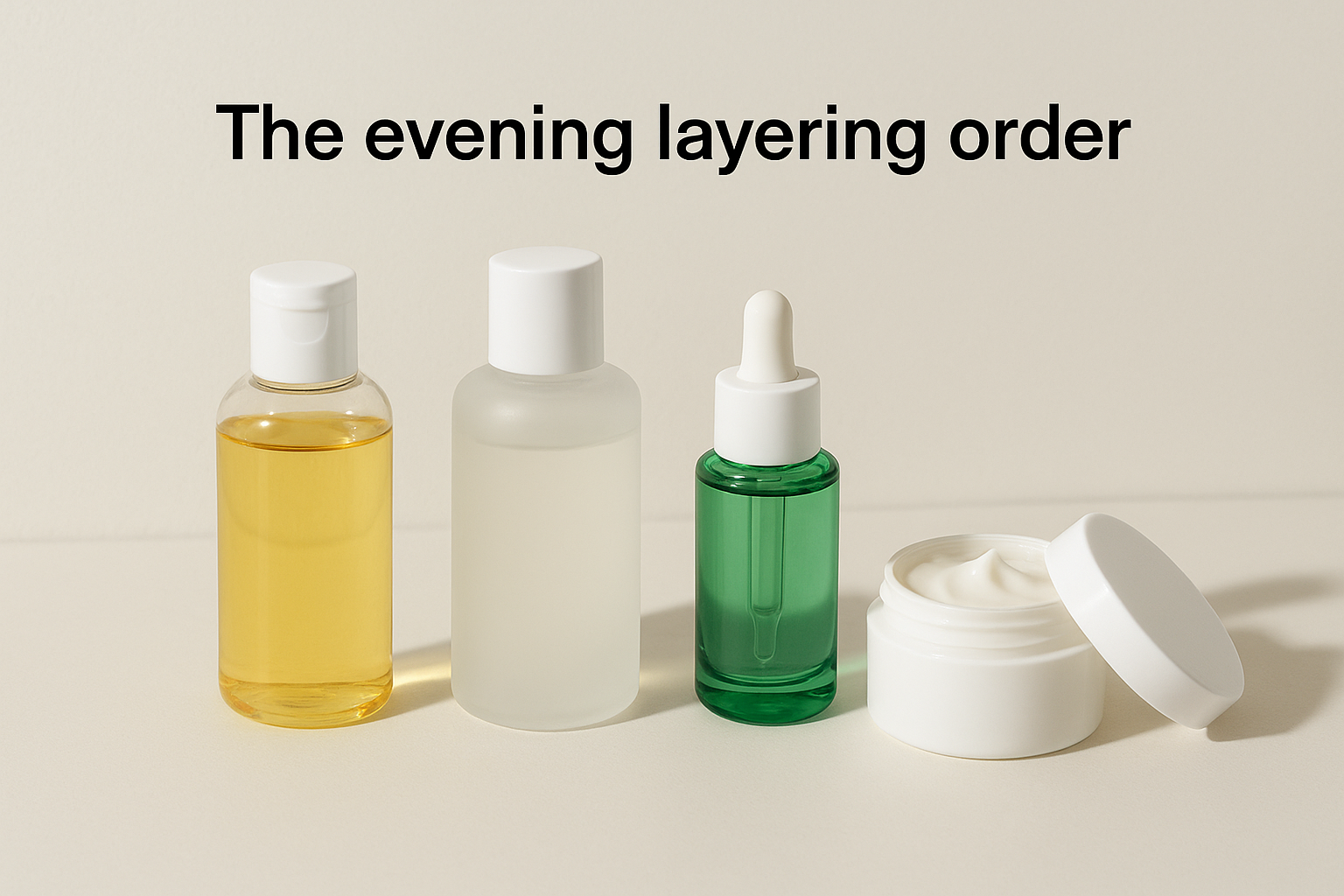 The evening layering order