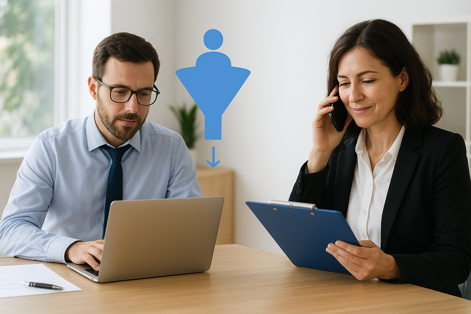 Digital marketing agency funnel example