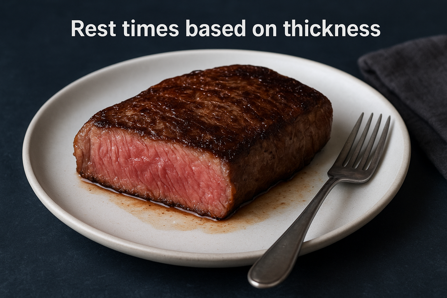 Rest times based on thickness