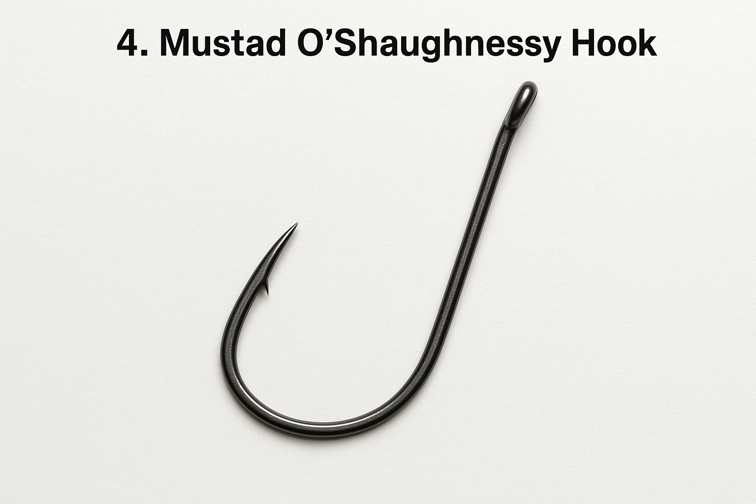 4. Mustad O'Shaughnessy Hook