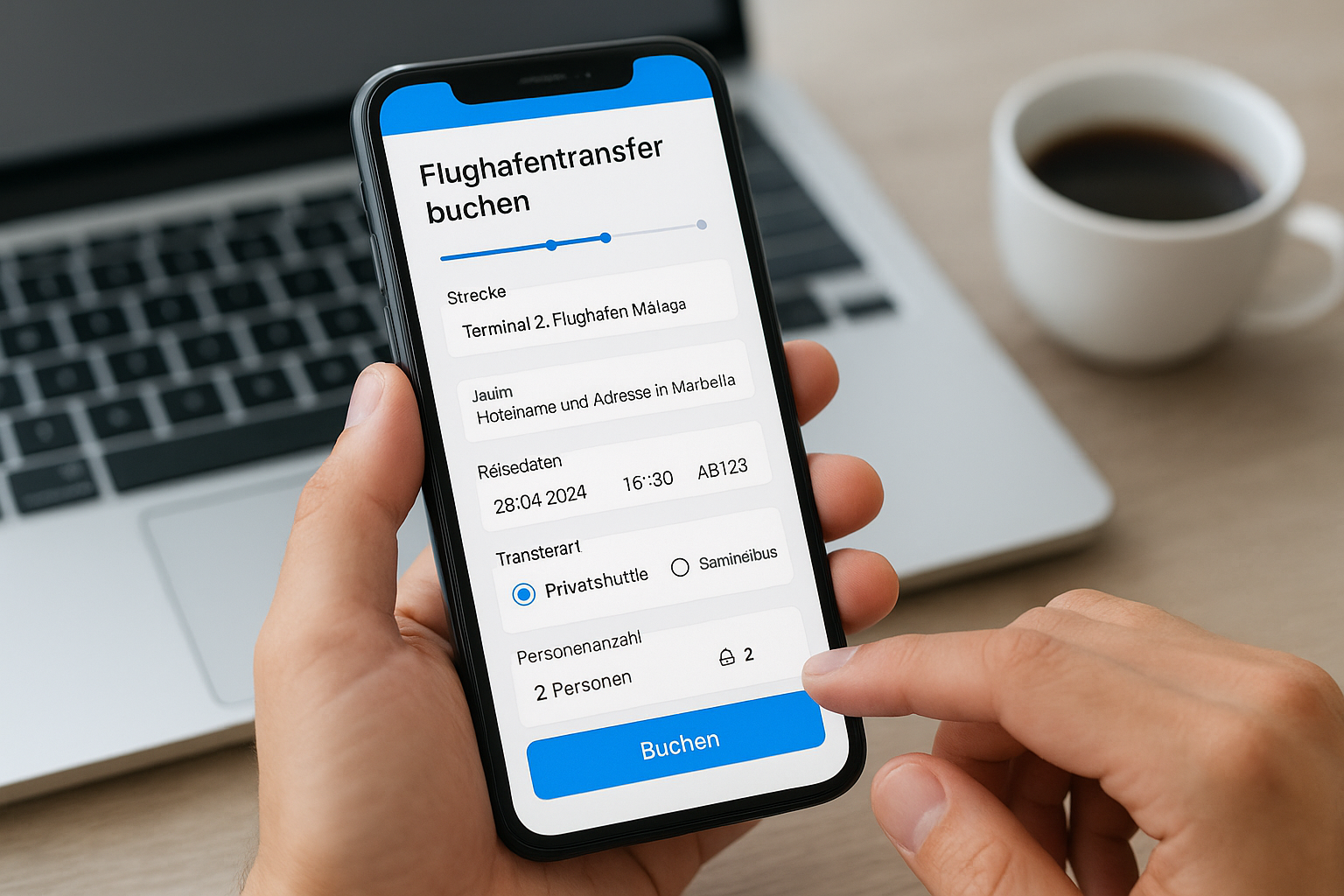 Der genaue Buchungsablauf