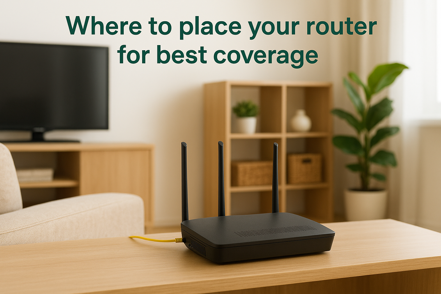Where to place your router for best coverage