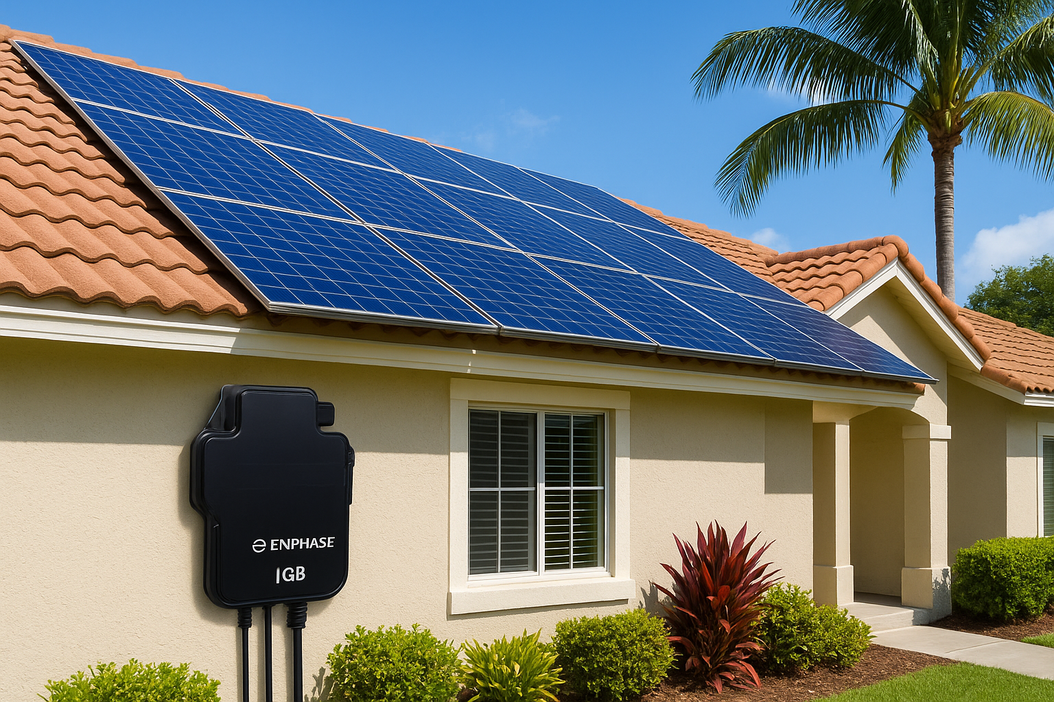 1. Enphase IQ8 series with Advance Solar & Spa