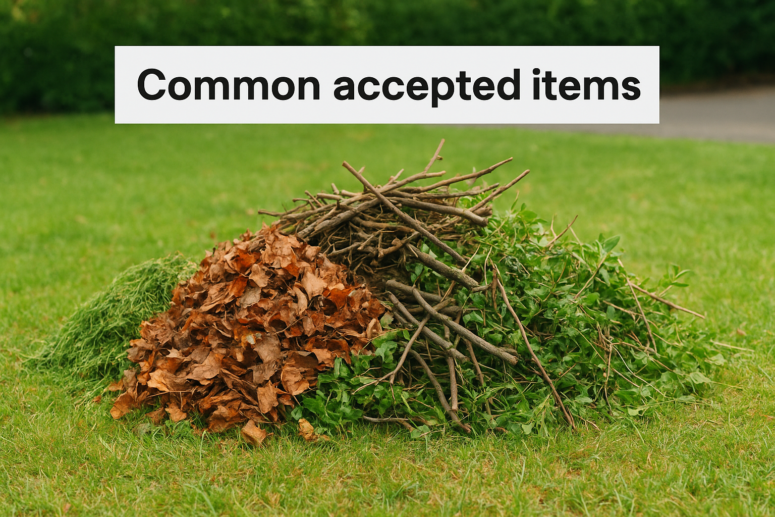 Common accepted items